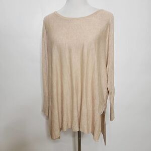 Wishlist Cutout Back Knit Long Sleeve Sweater
